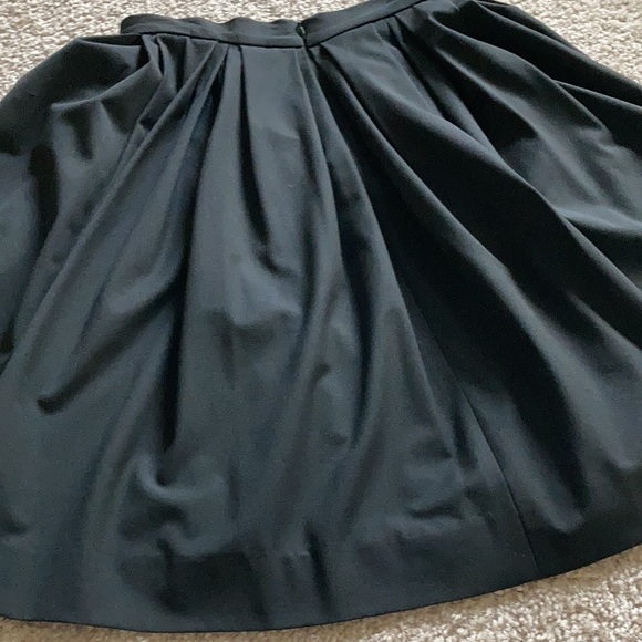 CELINE K Black Pleated Skirt Size 2 - Picture 2 of 8